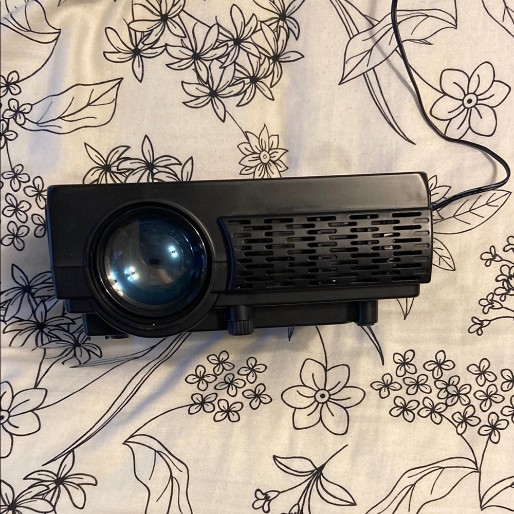 Black bluetooth Projector